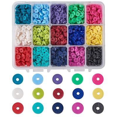 Handmade Polymer Clay Beads DIY-X0293-74A-1