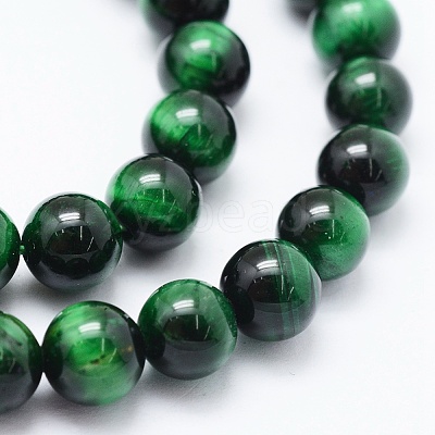 Natural Tiger Eye Beads Strands G-F561-8mm-B01-1