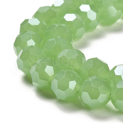 Electroplate Glass Beads Strands X-EGLA-A035-J10mm-A01-1