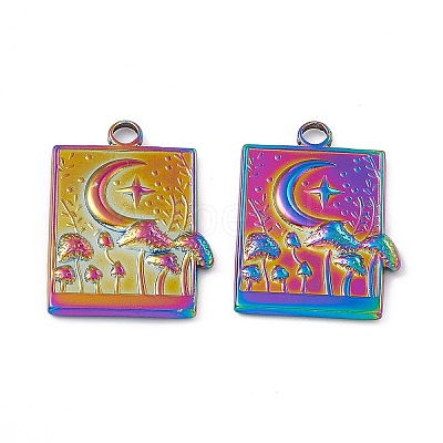 Ion Plating(IP) 304 Stainless Steel Bigs Pendants STAS-B031-16R-1