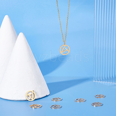 201 Stainless Steel Pendants STAS-UN0033-98-1