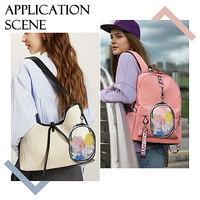Transparent Plastic Storage Zipper Bags for Doll DIY-WH0899-713B-1