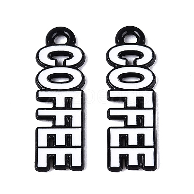 Baking Paint Alloy Enamel Pendants PALLOY-T093-09B-1