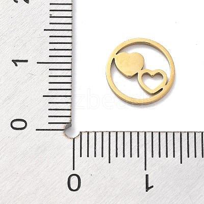304 Stainless Steel Charms STAS-R003-01G-08-1
