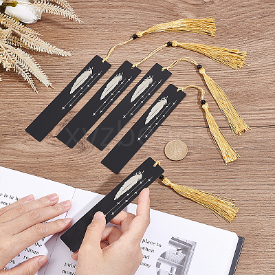 Stainless Steel Bookmarks AJEW-WH0367-04-1