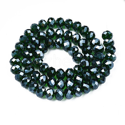 Glass Beads Strands X-GR12MMY-68L-1