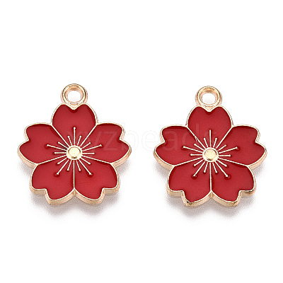 Alloy Enamel Pendants ENAM-S121-115A-1