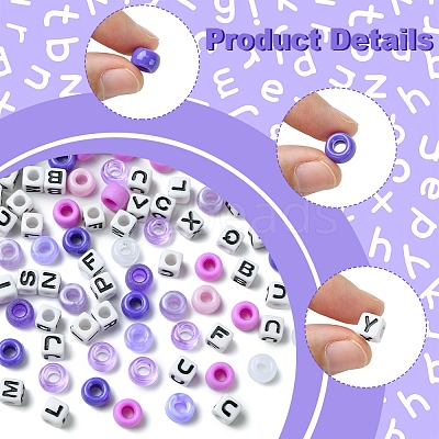 Transparent & Opaque Acrylic Beads KY-FS0001-26A-1
