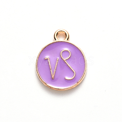 Alloy Enamel Pendants ENAM-S124-01A-01E-1