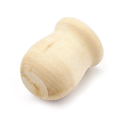 Unfinished Blank Wooden Vase X-WOOD-S040-81-1