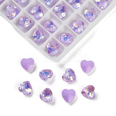 Pointed Back Glass Rhinestone Cabochons GGLA-S003-02D-1