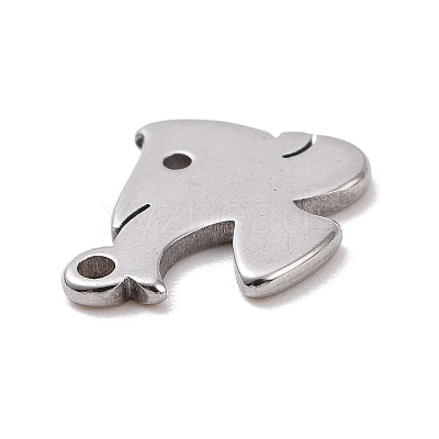Non-Tarnish 304 Stainless Steel Charms STAS-G287-07P-1