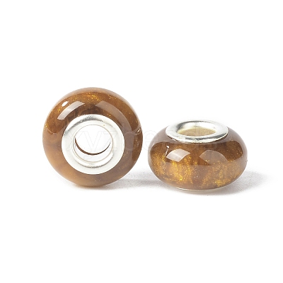 Rondelle Resin European Beads RPDL-A001-02-04-1