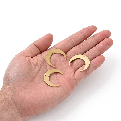 201 Stainless Steel 2-Loop Link Pendants STAS-N090-LA166-1