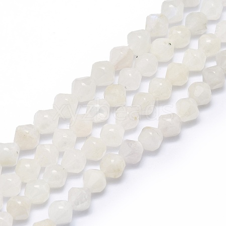 Natural Rainbow Moonstone Beads Strands G-F715-018-1