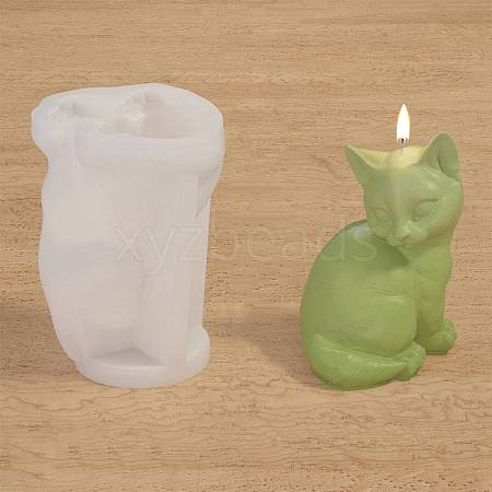 Cat Shape DIY Candle Silicone Molds PW-WG8E3F9-02-1