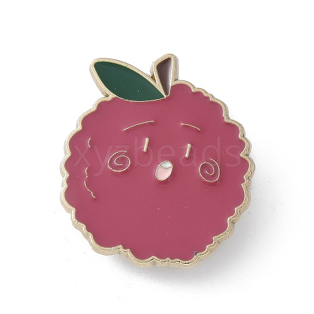 Cute Waxberry Enamel Pins JEWB-S041-01M-G-1