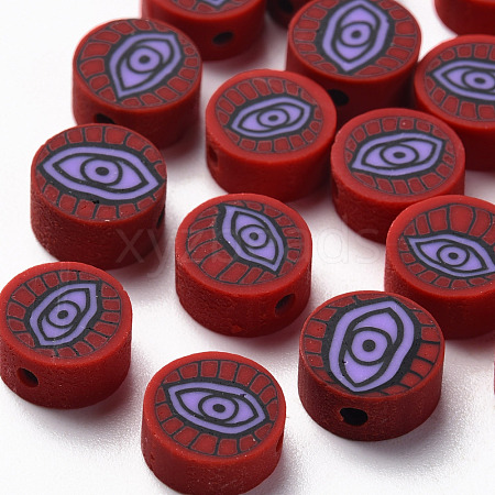 Handmade Polymer Clay Beads CLAY-N008-045F-1