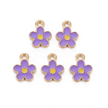 Alloy Enamel Charms ENAM-T016-14-RS-1