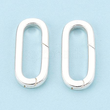 Brass Spring Gate Rings KK-WH20009-01S-1