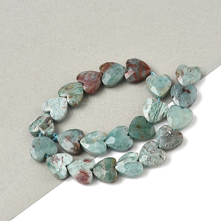 Natural Chrysocolla Beads Strands G-D316-B01-1