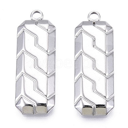 Non-Tarnish 304 Stainless Steel Pendants STAS-T063-213P-1