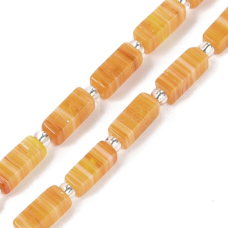 Handmade Lampwork Beads Strands LAMP-Q037-01B-01-1