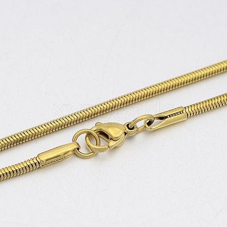 Herringbone Chain Necklace for Men X-NJEW-A288B-1.9-G-1