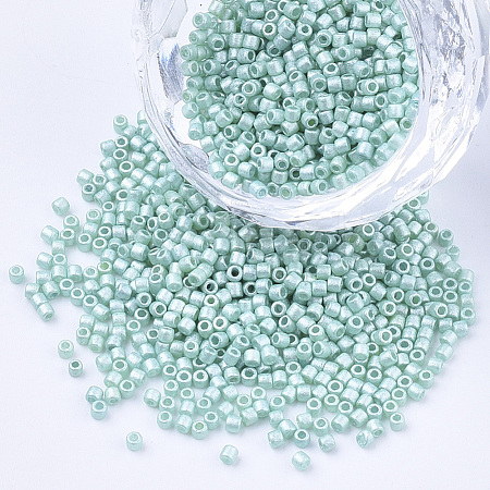 Pearlized Cylinder Seed Beads SEED-Q036-02A-E04-1