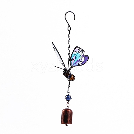 Butterfly Glass Wind Chime WICH-PW0001-59D-03-1