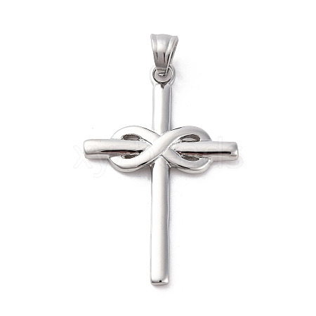 304 Stainless Steel Pendants STAS-L286-06P-1
