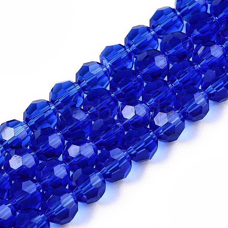 Transparent Glass Beads EGLA-A035-T6mm-D21-1