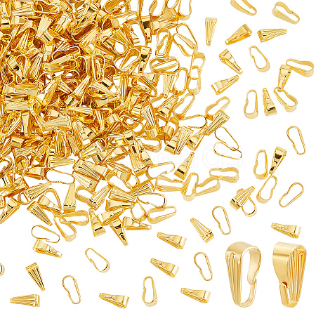 DICOSMETIC& 400Pcs Brass Snap on Bails KK-DC0002-06-1