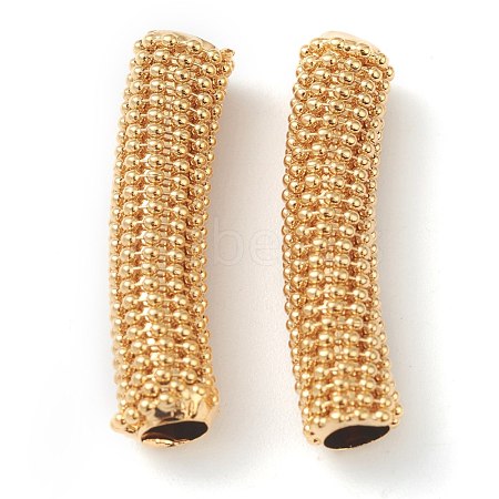 Brass Tube Beads X-KK-Y003-79G-1