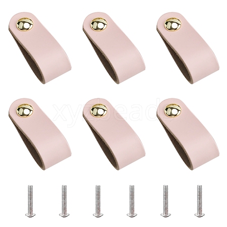 Leather Handle LS-DIY-WH0182-19C-1