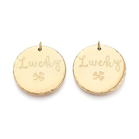 Ion Plating(IP) 304 Stainless Steel Pendants STAS-T060-39G-1