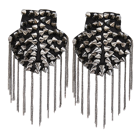 Iron Fashion Tassel Epaulette LS-FIND-WH0152-188-1
