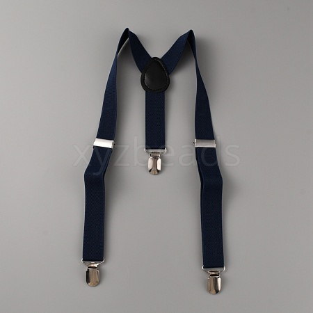 Adjustable Polyester Y-Shaped Heavy Duty Suspenders AJEW-WH0307-23D-1