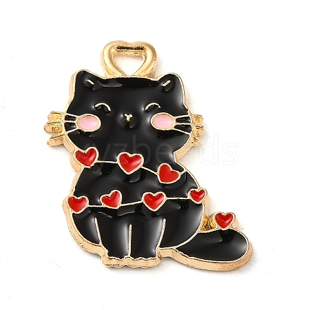 Alloy Enamel Pendants ENAM-Q507-13B-1