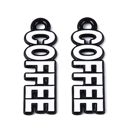 Baking Paint Alloy Enamel Pendants PALLOY-T093-09B-1