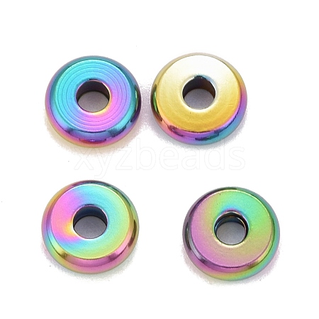 Ion Plating(IP) Rainbow Color 304 Stainless Steel Spacer Beads STAS-F136-04M-1