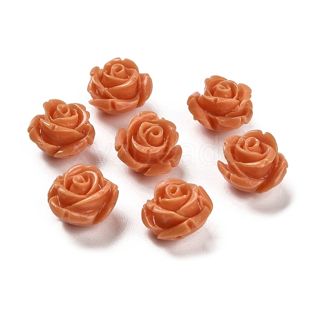 Synthetic Coral Carved Beads CORA-H003-01A-09-1