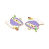 Alloy Enamel Pendants ENAM-D046-43G-2