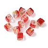 Baking Paint Handmade Gold Sand Lampwork Beads LAMP-P072-01A-08-1