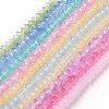 Transparent Glass Beads Strands LAMP-H061-01C-1