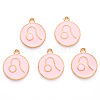 Alloy Enamel Pendants ENAM-S124-01A-09G-2