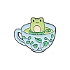 Cute Fresh Tea Cup Cat Brooch PW-WGA1BF6-01-1