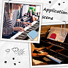2Pcs 2 Styles Velvet & Microfiber Piano Wiping Gloves AJEW-CN0006-28-5