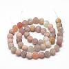 Natural Sunstone Beads Strands G-R446-6mm-36-2