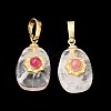 Natural Quartz Crystal Pendants G-T151-03C-1